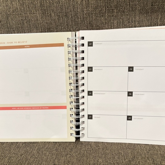 Dare to Believe Pink Daily Planner - Picture 3 of 7